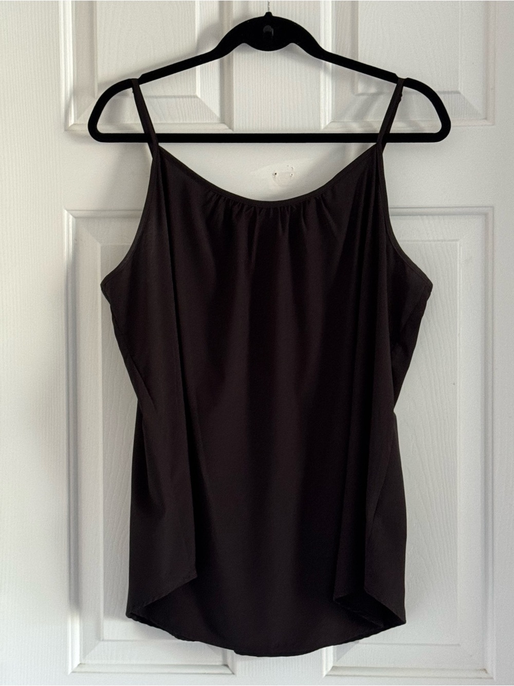 Time and Tru Black Spaghetti Strap Camisole